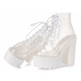 Stetnode See-Through Ankle Boots