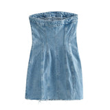 Stetnode summer dress spring outfit Sera Denim Mini Dress