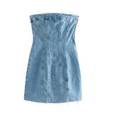 Stetnode summer dress spring outfit Sera Denim Mini Dress