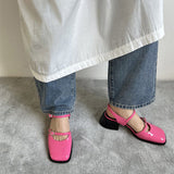 Stetnode Square Toe Mary Jane Shoes