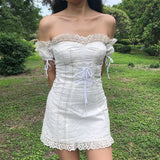 Stetnode Anabelle Eyelet Milkmaid Dress