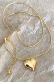 Stetnode Three-dimensional Heart Necklace