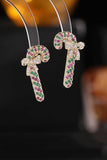 Stetnode Zircon Bow Cane Earrings