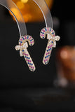 Stetnode Zircon Bow Cane Earrings