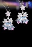 Stetnode Zircon Pentagram Bell Earrings