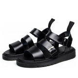 Stetnode Asphalt Flat Sandals