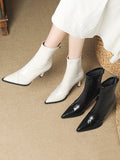 Stetnode Pointed-Toe Split-Joint Boots Pumps