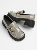 Stetnode Round-Toe Split-Joint Loafers