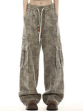 Stetnode Coffee Vintage Wasteland Camouflage Cargo Pants