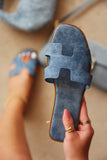 Stetnode Bianka Slip On Sandals - Denim