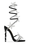 Stetnode Fantasy Embellished Around The Ankle Coil Heels - Black