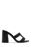 Stetnode Bianka Block Mid Heels - Black