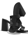 Stetnode Bianka Block Mid Heels - Black