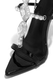 Stetnode Main Character Embellished Single Sole High Heels - Black