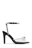 Stetnode Catheryn Faux Pearl Heels - White