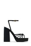 Stetnode  Platform Block Heels - Black