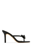 Stetnode Sofie Coquette Mule Heels - Black