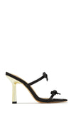 Stetnode Simple Affair Bow Heel Mule - Black