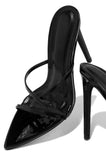 Stetnode Fine Art High Heel Mules - Black