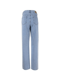 Stetnode Blue Wash Straight Leg Knee Ripped Jeans