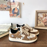 Stetnode back to school Brown & Grey Shooting Star Sneakers