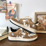 Stetnode back to school Brown & Grey Shooting Star Sneakers