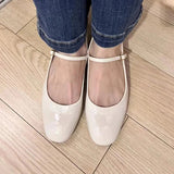 Stetnode Woman Chic Beige Mary Janes Shoes Round Toe Shallow Mouth Package Head Sandals 2024 Elegant Woman Slingback Heeled Shoes