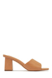 Stetnode Valentine Block Heel Mules - Camel