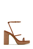 Stetnode Thalia Platform Block Heels - Bone