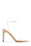 Stetnode Anezia Single Sole High Heels - Clear