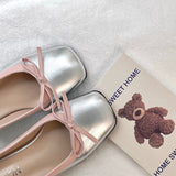 Stetnode Coquette Bow Ballet Sandals