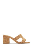 Stetnode Carina Block Heel Mules - Cork