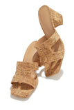 Stetnode Carina Block Heel Mules - Cork