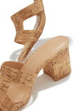 Stetnode Carina Block Heel Mules - Cork