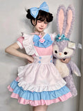 Stetnode Babe pink blue maid dress