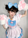 Stetnode Babe pink blue maid dress