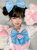 Stetnode Babe pink blue maid dress