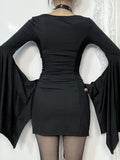 Stetnode Bat wings witchy dress