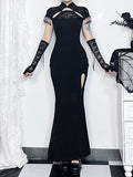 Stetnode Cheongsam tassel slit dress