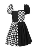 Stetnode Chessboard darkness dress