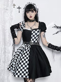 Stetnode Chessboard darkness dress