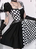 Stetnode Chessboard darkness dress