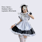 Stetnode Cosplay bow maid dress set