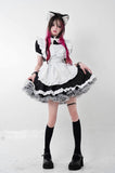 Stetnode Cosplay bow maid dress set