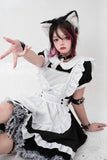 Stetnode Cosplay bow maid dress set