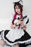 Stetnode Cosplay bow maid dress set