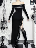 Stetnode Cyber punk high-slit dress