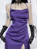 Stetnode Elegant slit suspender dress