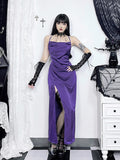 Stetnode Elegant slit suspender dress