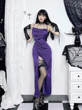 Stetnode Elegant slit suspender dress